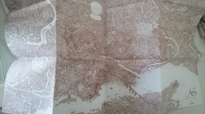 1 carte de la ville de Jadis